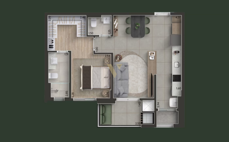 Apartamento à venda no Ecoville – foto 1
